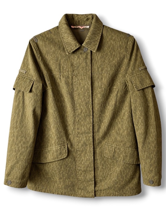 Vintage Jackets & Blazers - Vintage East German NVA Strichtarn Rain Camo Field Jacket Military M